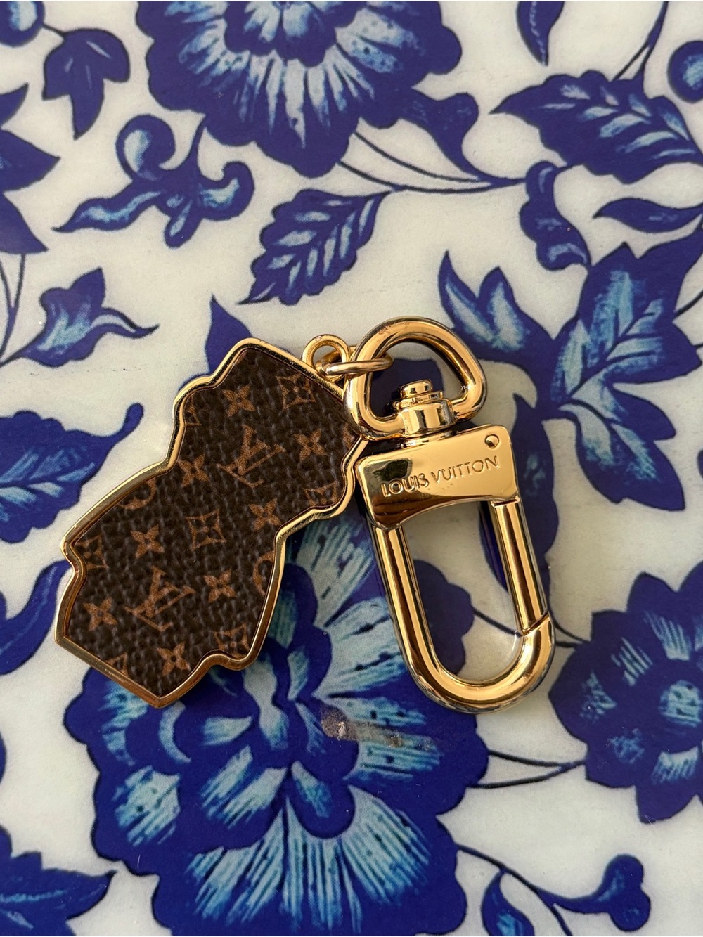 Louis Vuitton Gold-tone Robot Mascot Key Clip
